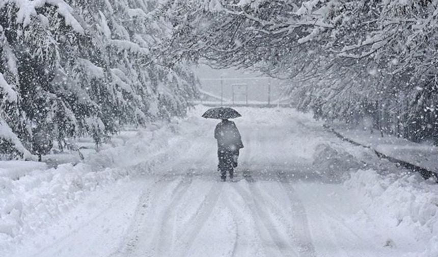 Meteoroloji'den kar yağışı uyarısı!