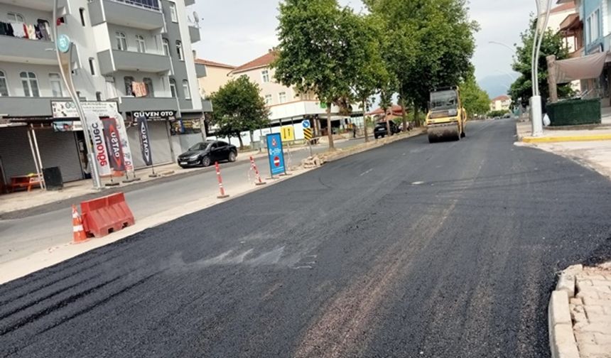 Derince Ertuğrul Gazi Bulvarına üstyapı