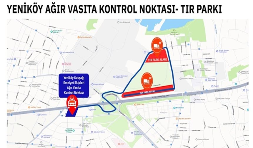 Başiskele Kavşağı’nda Tır ve kamyonlar için yasak başlıyor