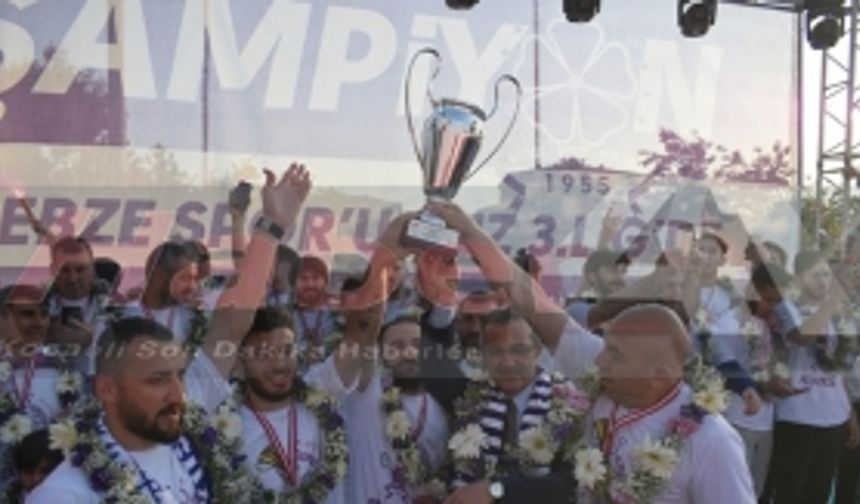 Gebzespor’un Şampiyonluk Coşkusu