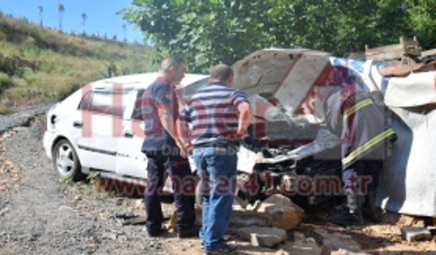 Gebze Mevlana Mahallesinde Korkunç kaza  