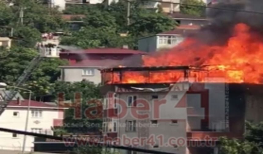 Dilovası'nda feci yangın