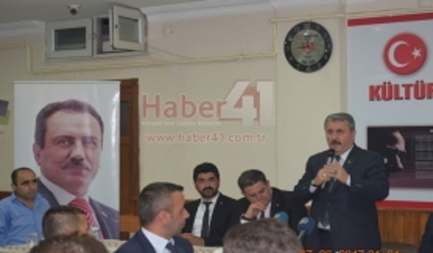 Büyük Birlik Partisi Genel Başkanı Destici Gebzede İftar Açtı  