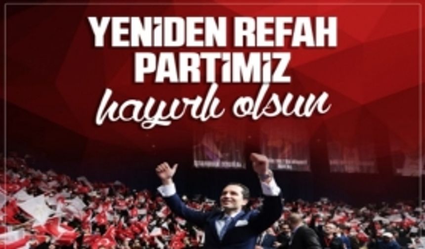 Yeniden Refah Partisi Genel Başkanı Fatih Erbakan Ankara'da Milletimizle Buluşuyor