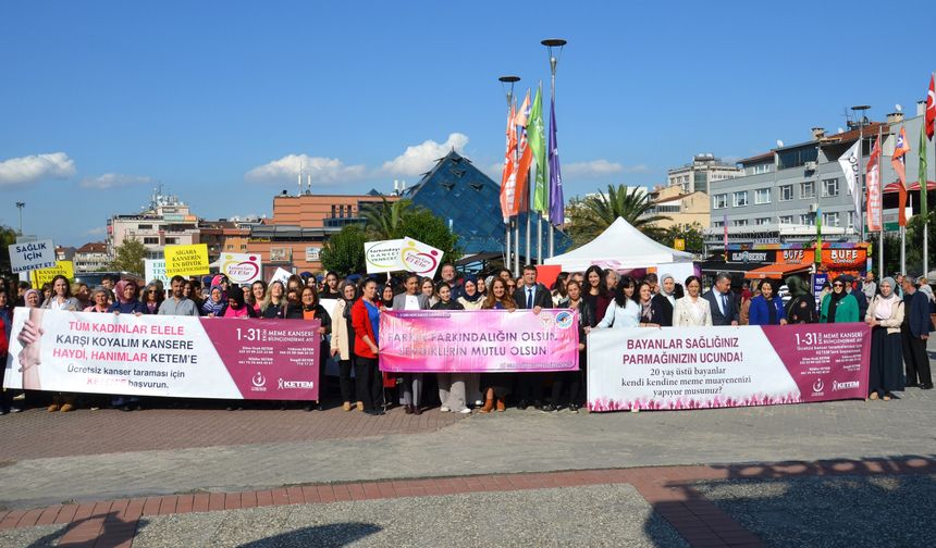 BURSA SURLARINDA ‘MEME KANSERİ’ FARKINDALIĞI