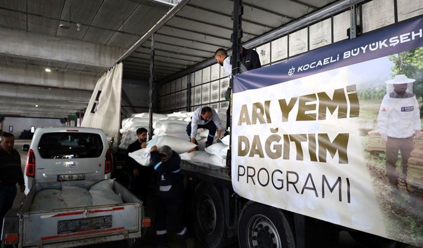 Kocaeli Büyükşehir’den arıcılara yüzde 50 hibeli arı yemi