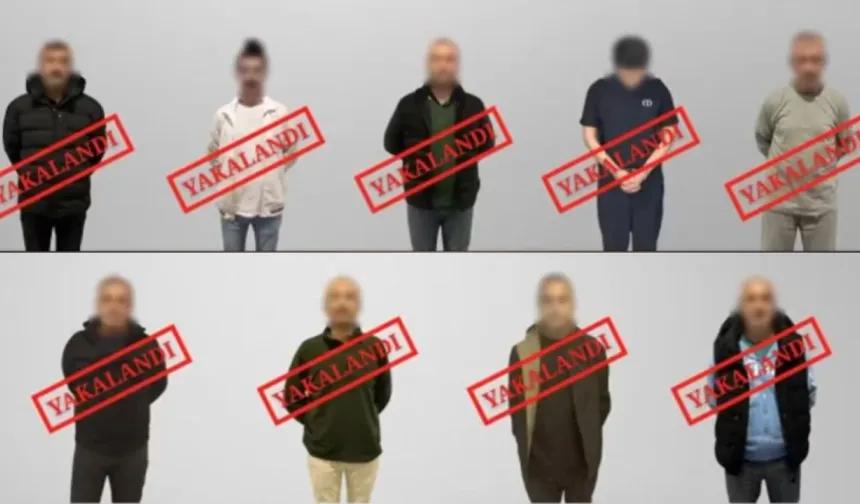 Kırmızı bültenle aranan 9 firari Türkiye'ye getirildi