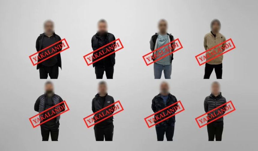 Gürcistan'da yakalanan 8 firari Türkiye'ye iade edildi