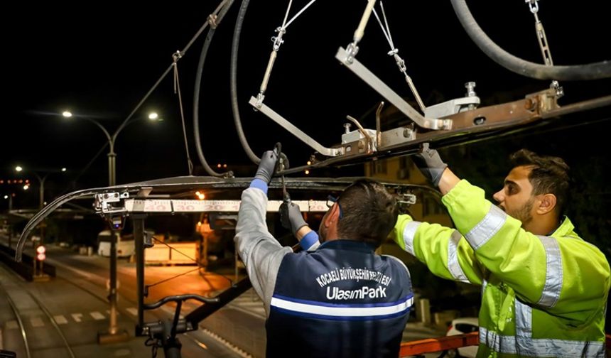 Tramvayda 7/24 durmaksızın hizmet