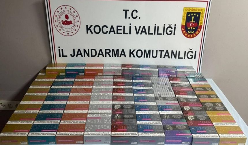 Kocaeli’de Jandarmadan Kaçakçılık Operasyonu