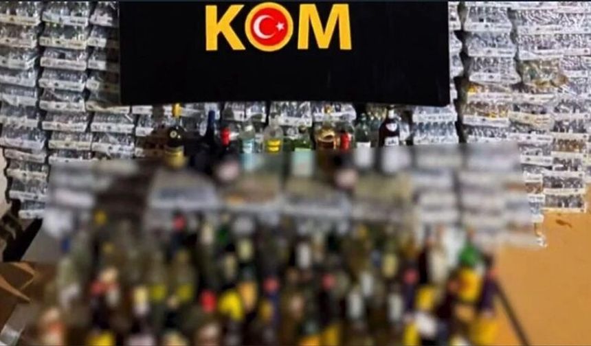 81 ilde sahte ve kaçak içki operasyonu: 169 şüpheliye işlem