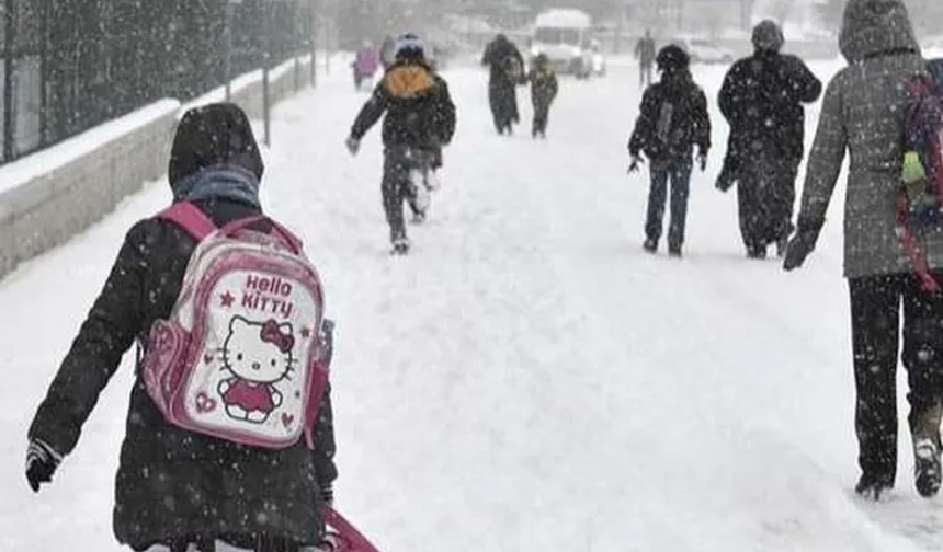 Okullara 1 günlük kar tatili!