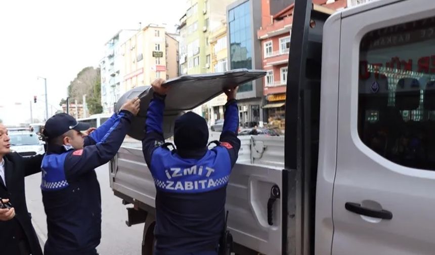 İzmit’te kamu alanı işgallerine sıkı denetim
