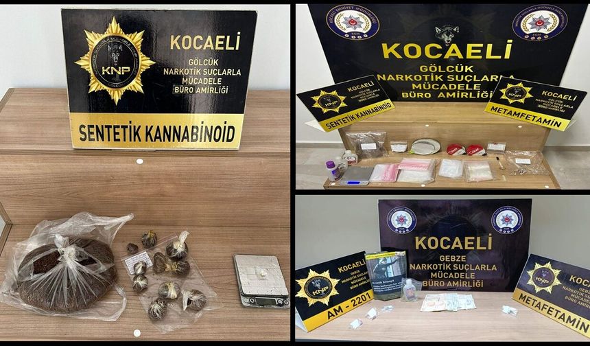 Kocaeli’de Narkotik Darbesi: 40 Günde 189 Şüpheli Yakalandı