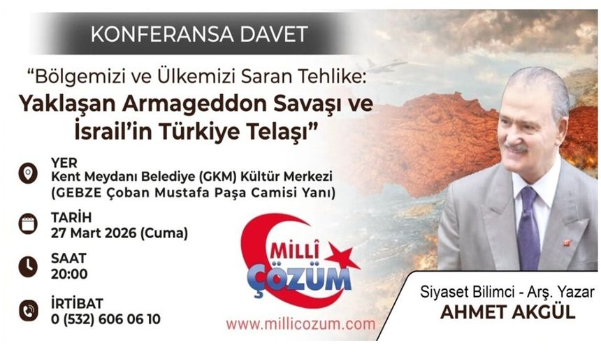 Milli Çözüm Dergisi’nden Gebze'de Tarihi Konferans