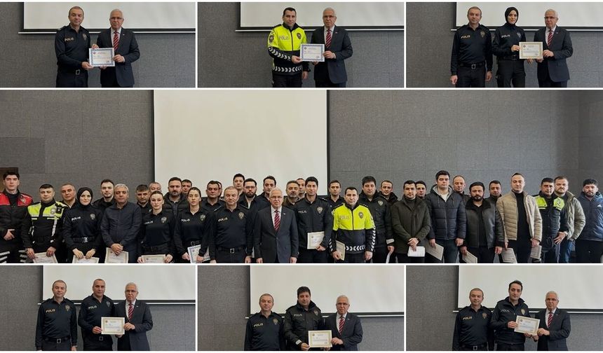 Huzur ve Güvenin Mimarı Polisler Ödüllendirildi
