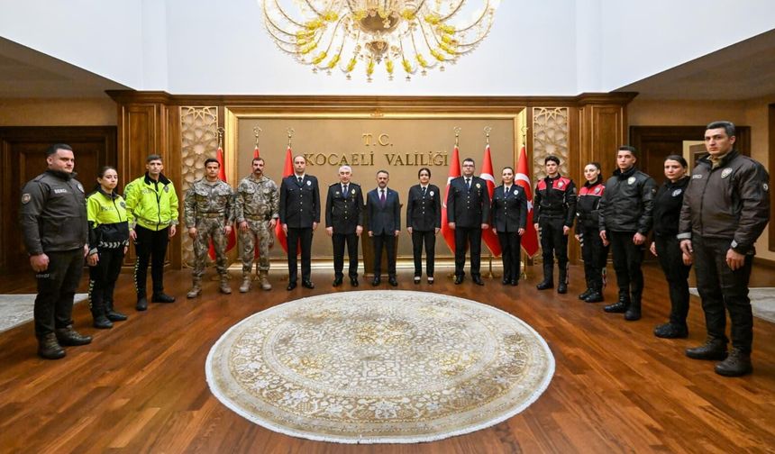 Polis Teşkilatından Vali Aktaş’a 181. Yıl Ziyareti