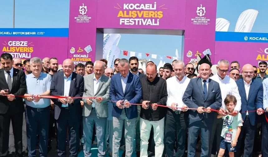 4. Gebze Alışveriş Festivali başladı