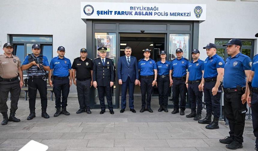 İçişleri Bakanı Mustafa Çiftçi Kocaeli'de! İlk Ziyaretini Gebze'de Polis Merkezine Yaptı