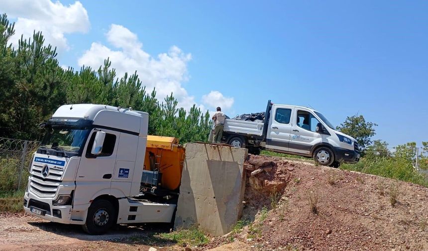 Kandıra sahillerinden 64 tır çöp toplandı
