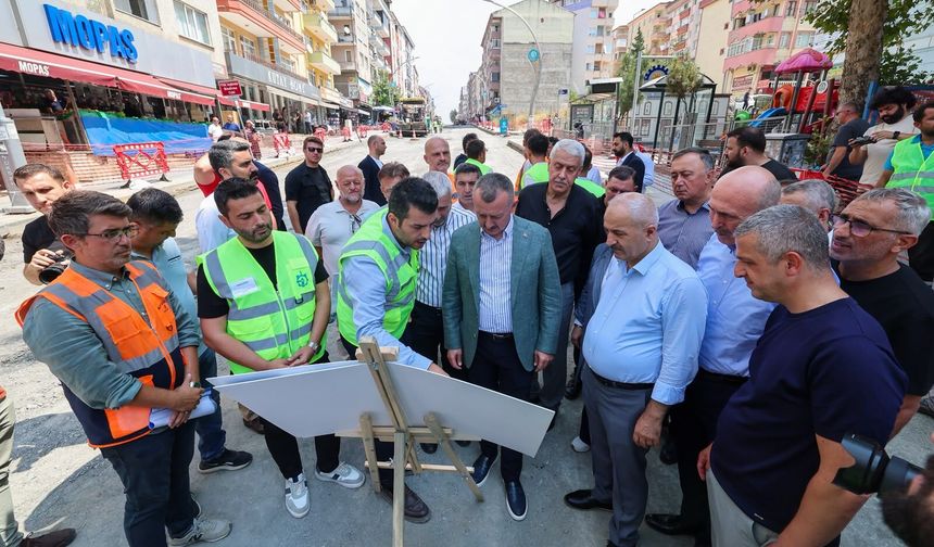 Büyükakın, Gebze’nin kalbindeki yatırımları inceledi