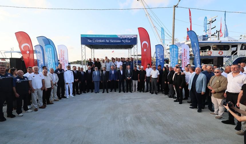Kocaeli denizlerinde Su Ürünleri Av Sezonu Açılış Töreni  Gerçekleştirildi